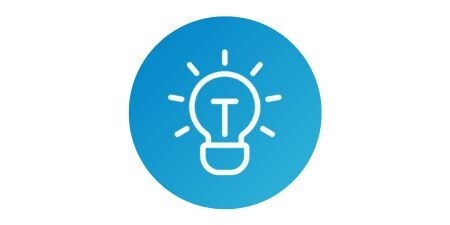 Icon showing a light bulp
